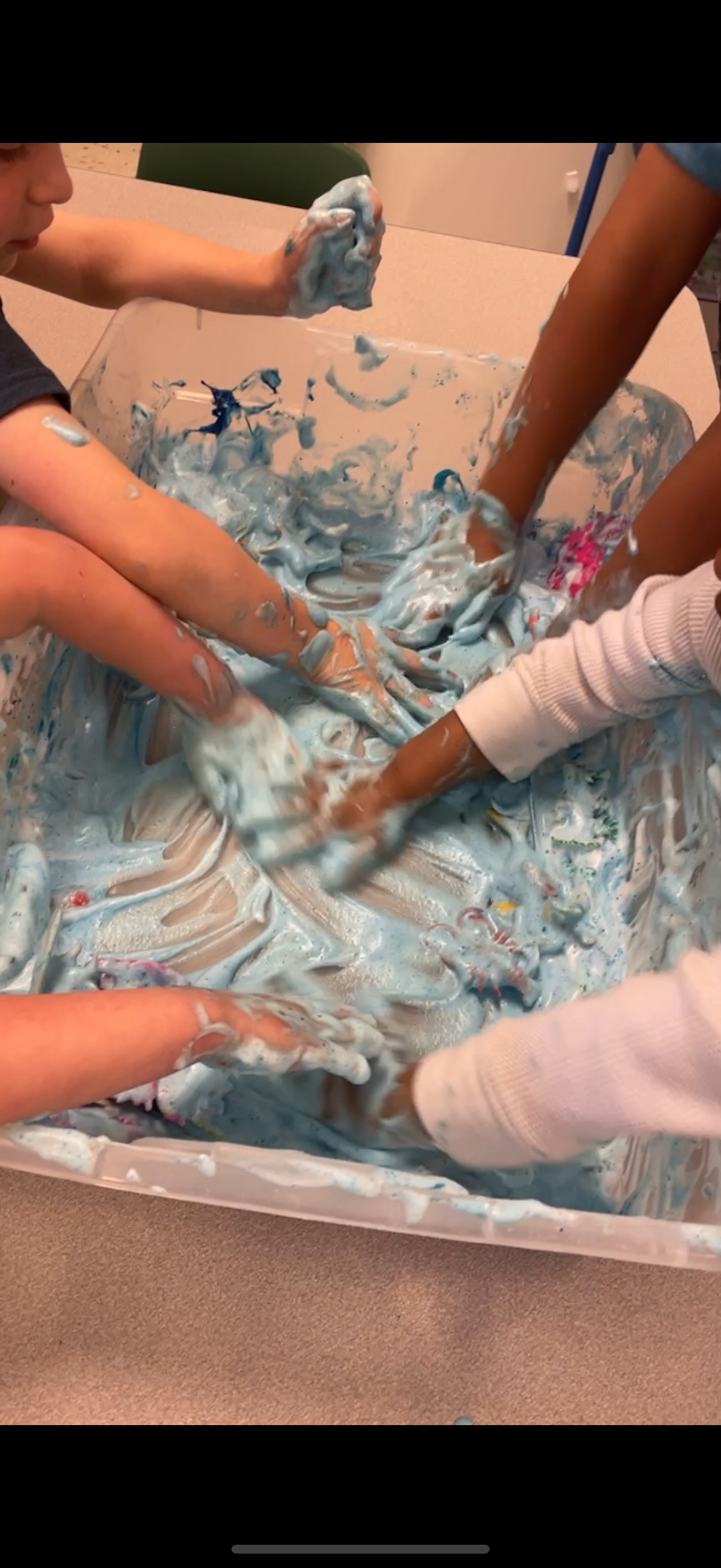 Blue Foam Hands