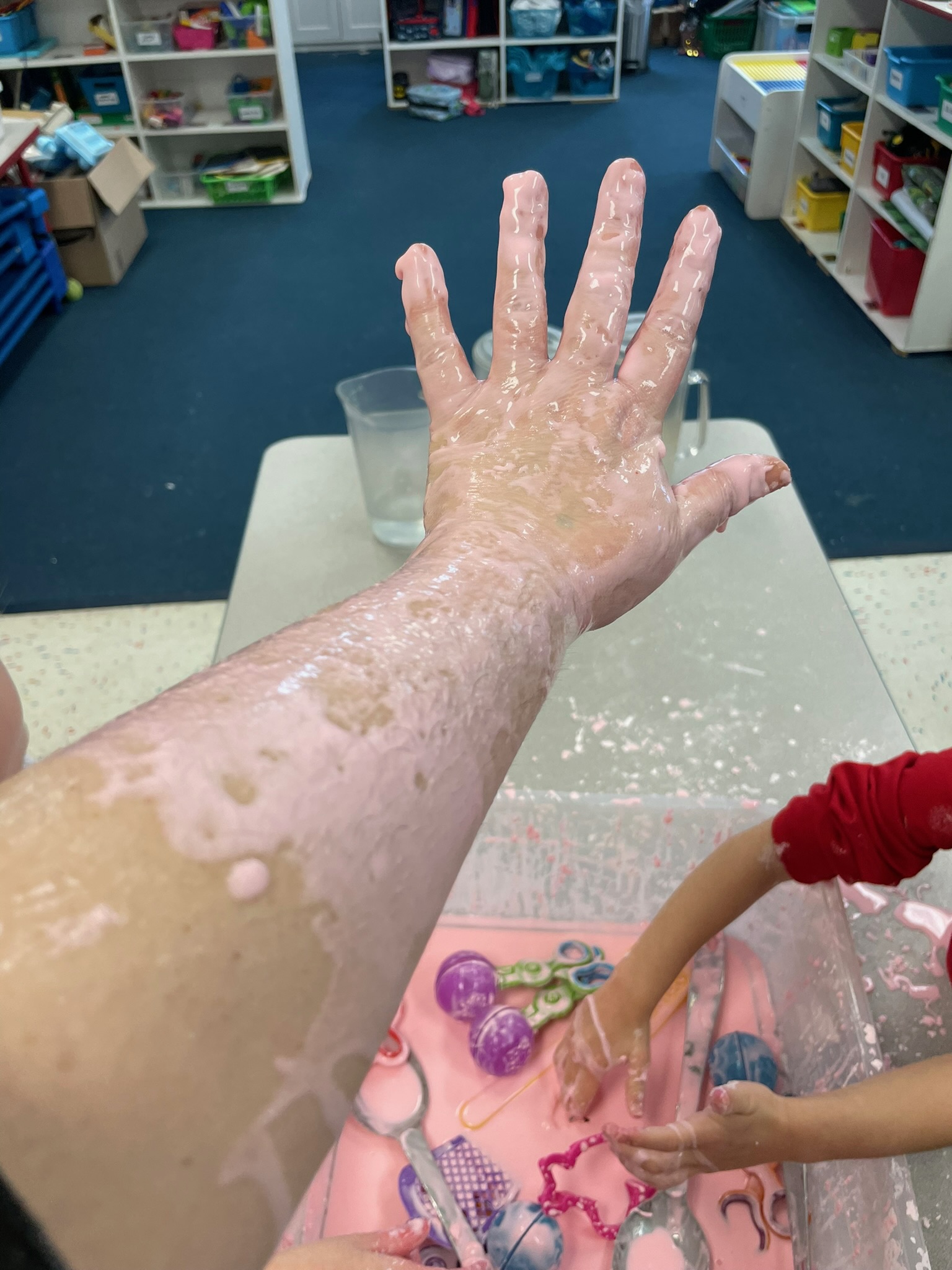 Messy Slime Play with Friends — Sensory Fun 🤩🧴