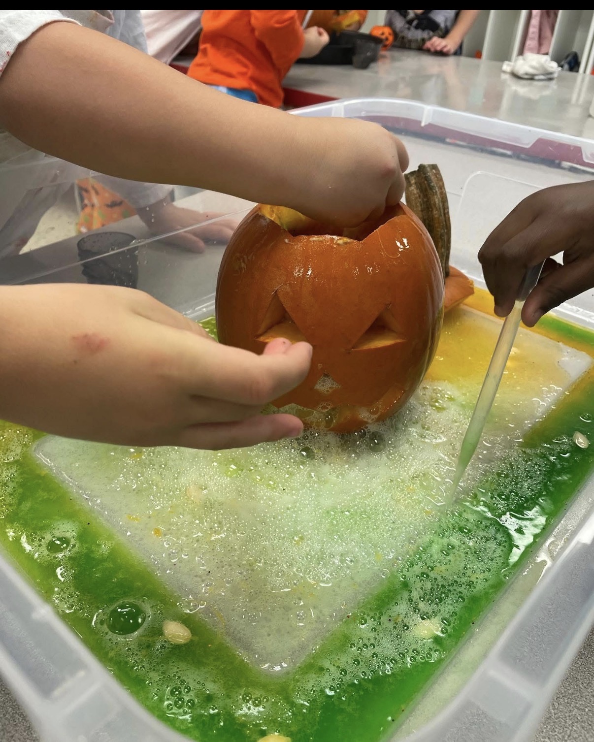 Bubbling Pumpkin STEM Experiment 🎃🧪
