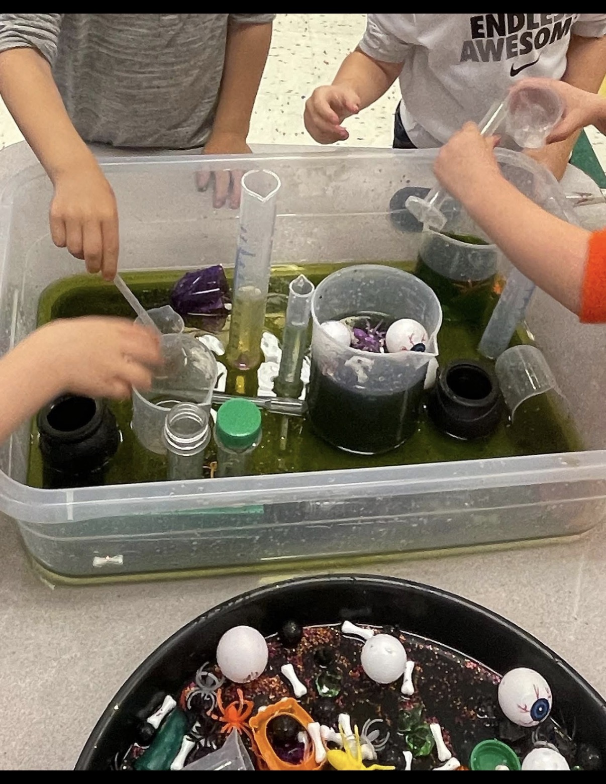 Halloween Potion Lab with Eyeballs & Cauldrons 🧙‍♀️👁️