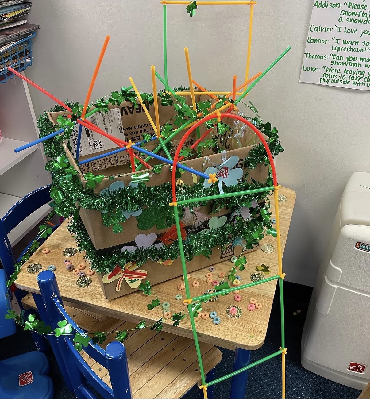 Leprechaun Trap STEM Build with Shamrocks 🍀🏗️