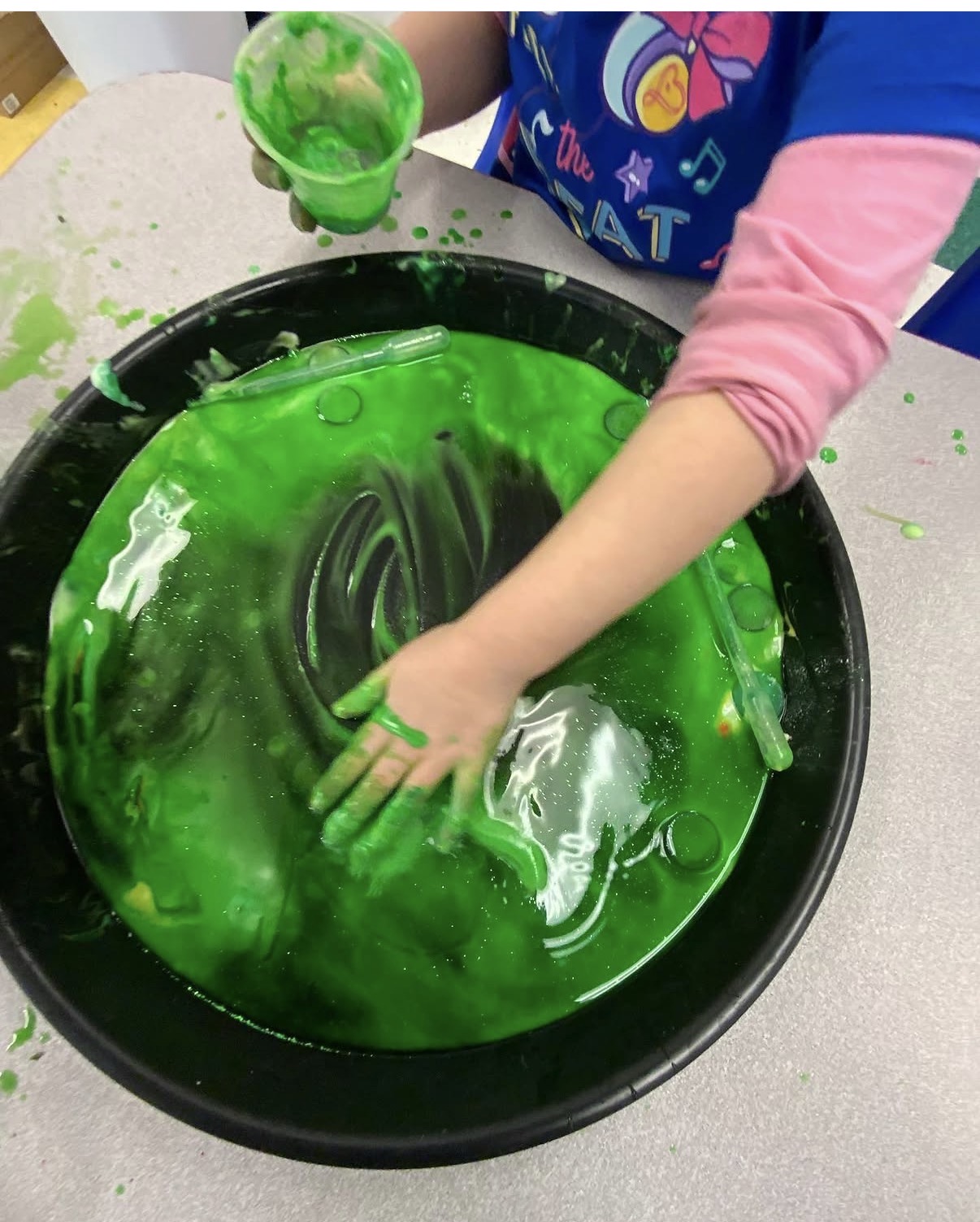 Hands Deep in Green Slime — Messy & Magical 🟢🤩