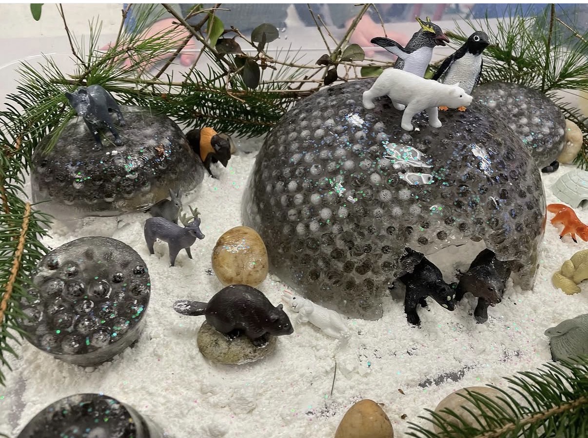 Frozen Ice Cave Sensory Play ❄️🐻‍❄️