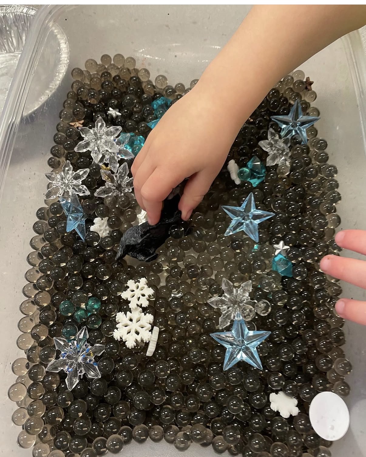 Starry Night Water Bead Exploration 🌠