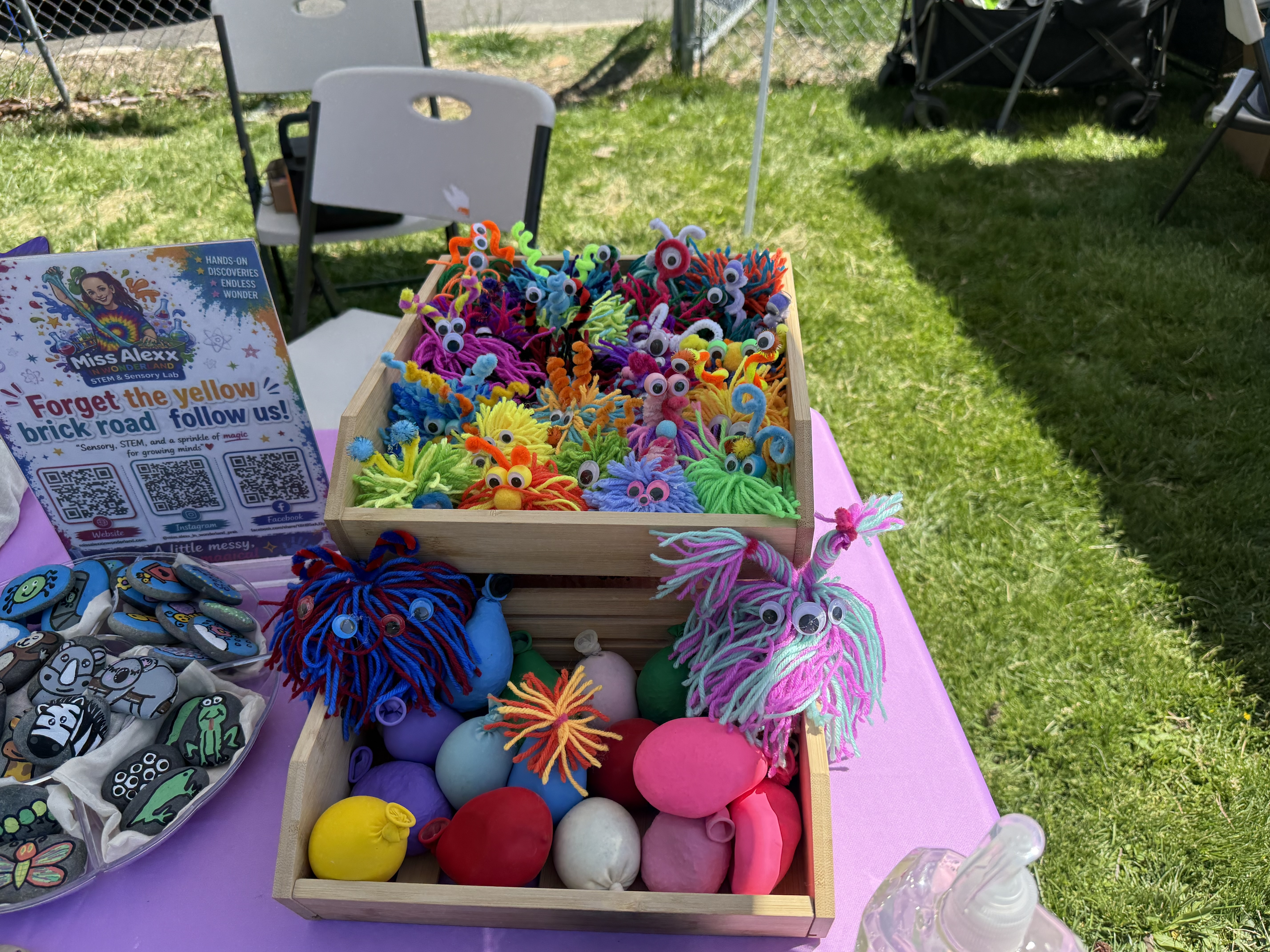 Colorful Worry Monsters & Stress Ball Buddies at a Pop-Up 🌈👀