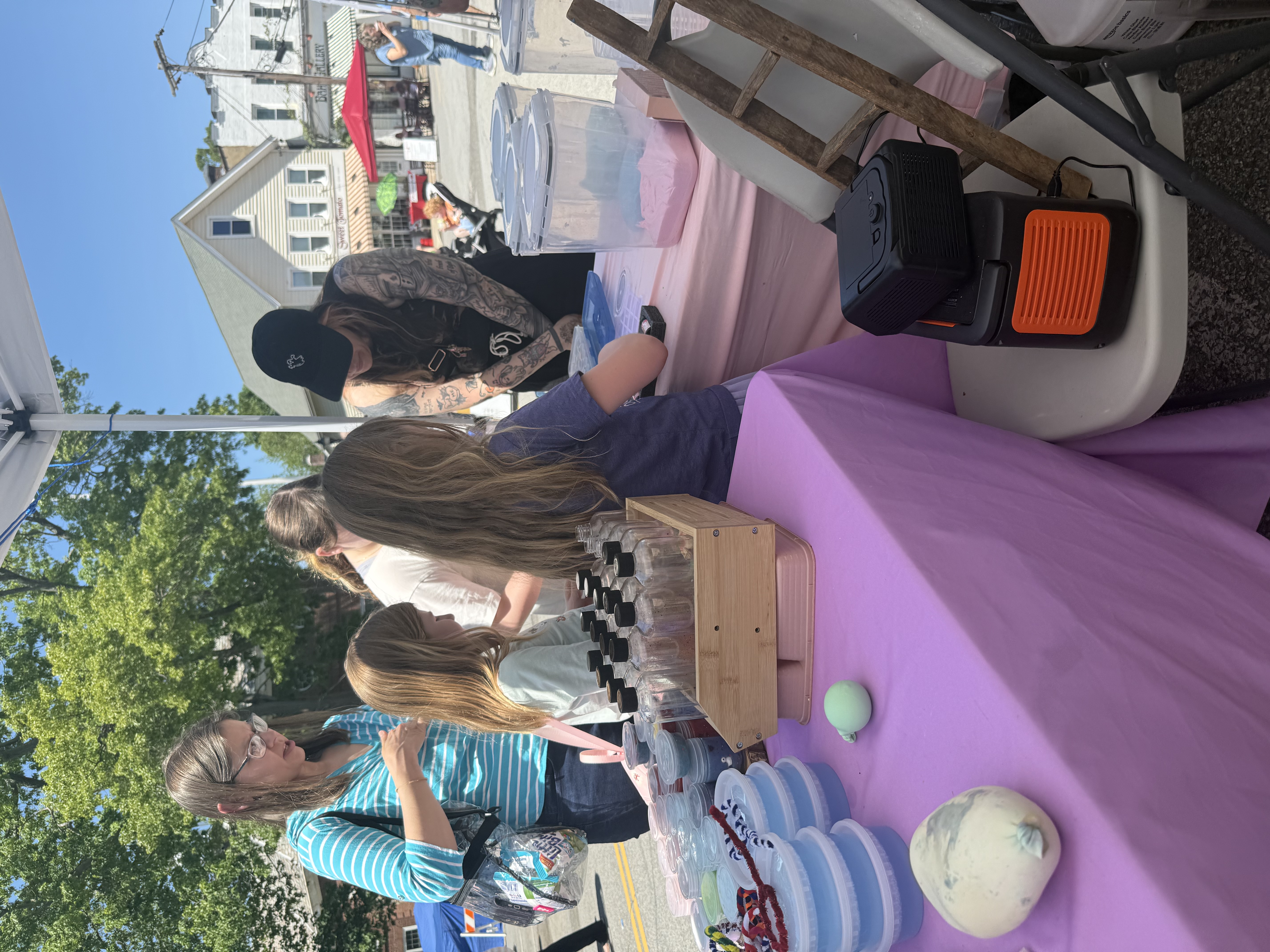 Families Shopping at a Miss Alexx Pop-Up Event 🎪💜